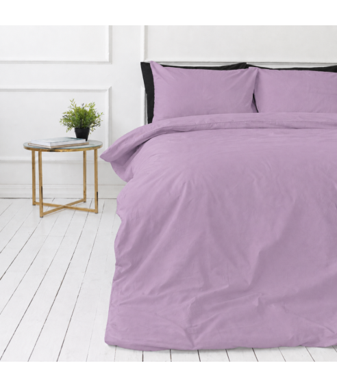 Premium satino patalynės komplektas „Lilac Sateen“. Satino patalynė