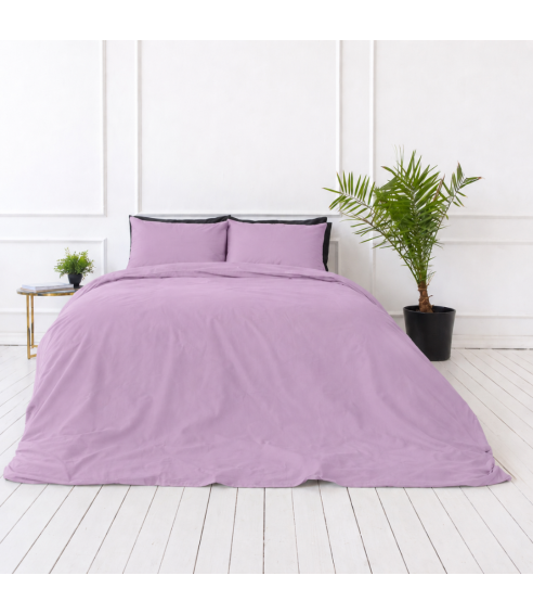 Premium satino patalynės komplektas „Lilac Sateen“. Satino patalynė
