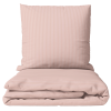 Premium satino patalynės komplektas „Peachy Stripe Satin“