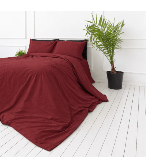 Premium satino patalynės komplektas „Sun-dried Tomato sateen“. Satino patalynė