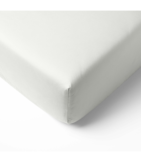Satininė paklodė su guma „Vanilla glow“. Paklodės su guma 90x200