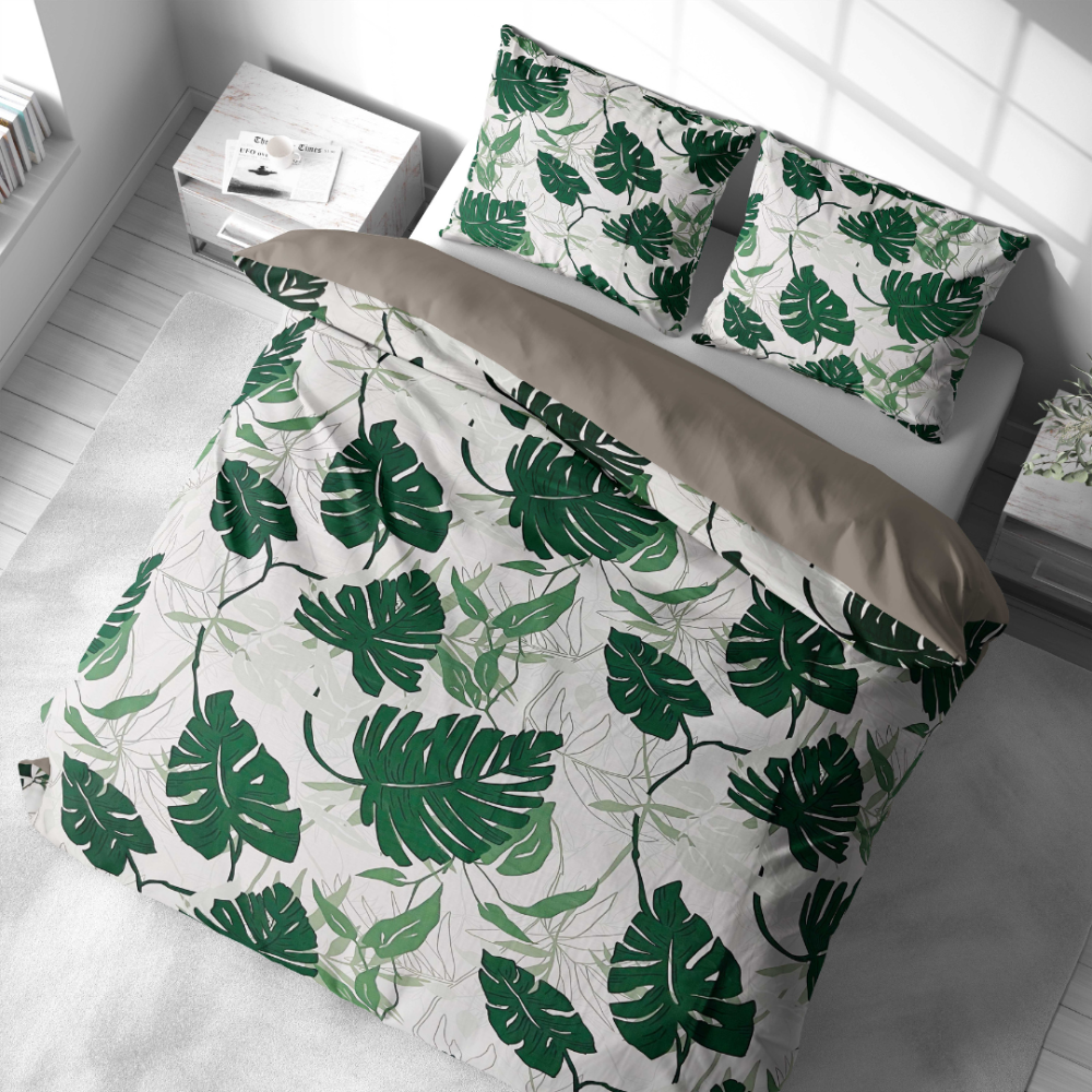Satino pagalvės užvalkalas „Urban Jungle“