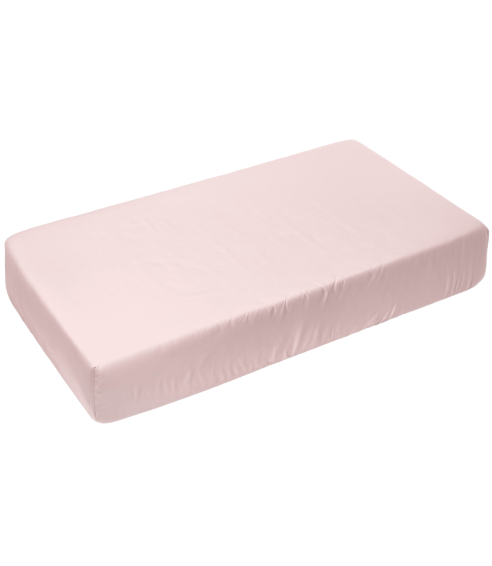 Satino paklodė su guma „Classic pink fitted sheet“. Paklodės su guma 90x200