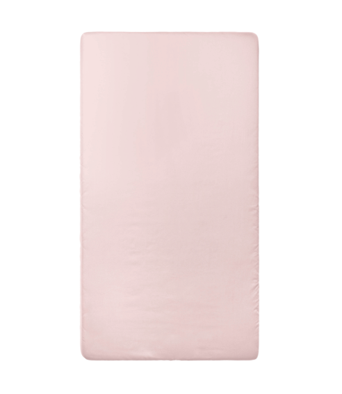 Satino paklodė su guma „Classic pink fitted sheet“. Paklodės su guma 90x200
