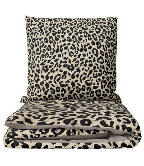 Satino patalynės komplektas „Exotic Leopard“. Satino patalynė