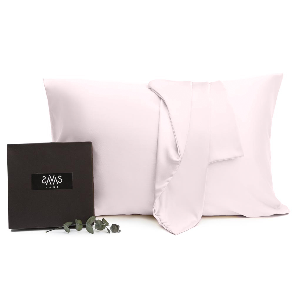 Šilkinis pagalvės užvalkalas „Luxe Pink“. Šilkiniai pagalvių užvalkalai
