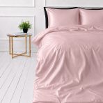 Šilkinis patalynės komplektas „Antico Silk“. Vienspalvė patalynė, 200x220 cm. Pastelinės rožinės spalvos šilko patalynė su prabangiu žvilgesiu Šilkinis patalynės komplektas „Antico Silk“. Vienspalvė patalynė, 200x220 cm. Pastelinės rožinės spalvos šilko patalynė su prabangiu žvilgesiu