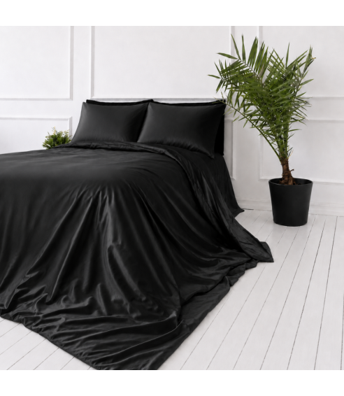 Šilkinis patalynės komplektas „Onyx Silk“. Patalynės komplektai 200x220