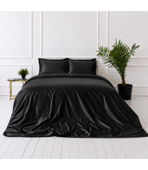 Šilkinis patalynės komplektas „Onyx Silk“. Patalynės komplektai 200x220