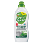 Skalbimo mašinų valiklis ,,Green emotion Mint Washing machine cleaner". Valikliai. Green emotion skalbimo mašinų valiklis ant skalbyklės su žaliu buteliuku – ekologiškas skalbimo mašinos valiklis
