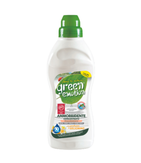 Skalbinių minkštiklis ,,Green Emotion Jasmine Softener". Valikliai