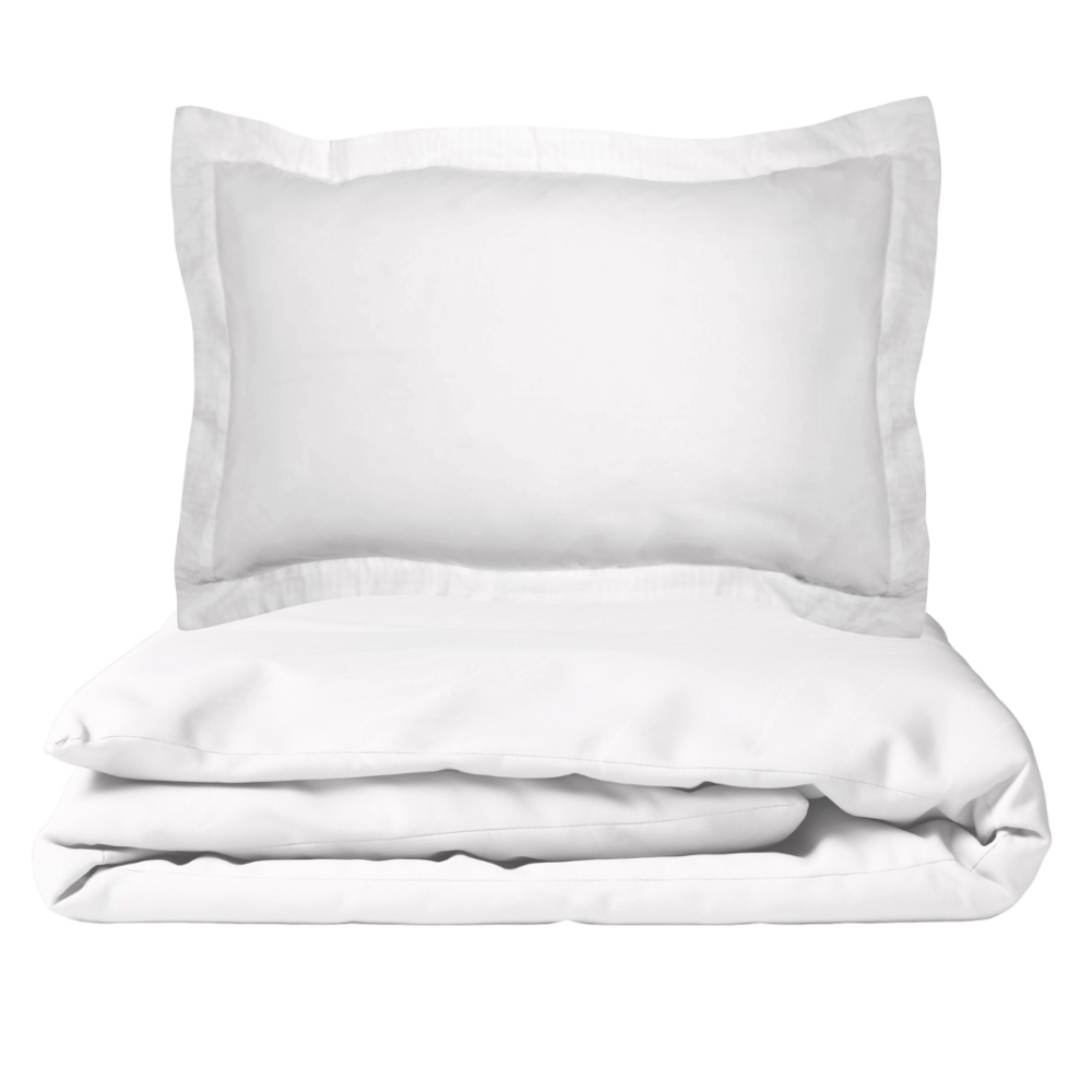 Tencelio patalynės komplektas „White“. Patalynės komplektai 200x220, 200x220 cm