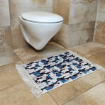 Tualeto kilimėlis „Cactazure“. Vonios kilimėliai, 40x60 cm