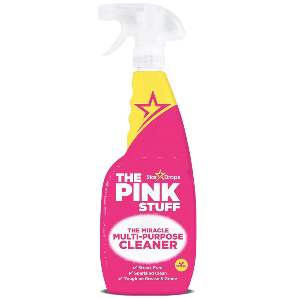 Universalus valiklis „Universal spray“. Universalus universalus purškiklis: "the pink stuff", skirtas veiksmingam valymui.