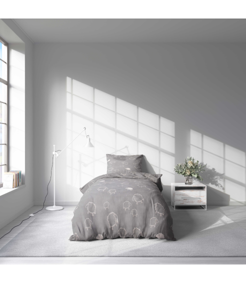 Viengulės patalynės komplektas „Lunar Sheep“. Vaikiška patalynė