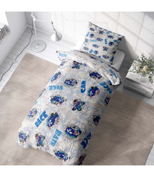 Vaikiškas patalynės komplektas „Bath blue”. Vaikiška patalynė