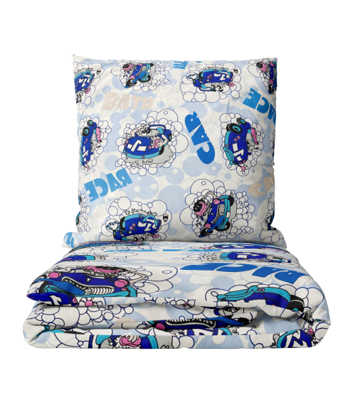 Vaikiškas patalynės komplektas „Bath blue”. Vaikiška patalynė