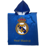 Vaikiškas poncho „Real Madrid“. Rankšluosčiai