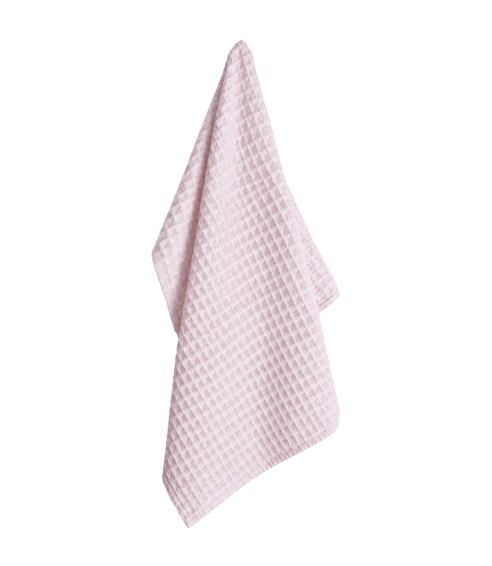 Virtuviniai rankšluosčiai „Blush pink Waffle“. Šluostės