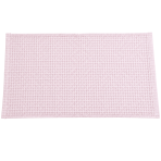 Virtuviniai rankšluosčiai „Blush pink Waffle“. Interjeras, 35x60 cm. Vienspalvis šviesiai rožinis virtuvinis rankšluostukas su smulkių kvadratėlių tekstūra ir apsiūtais kraštais.