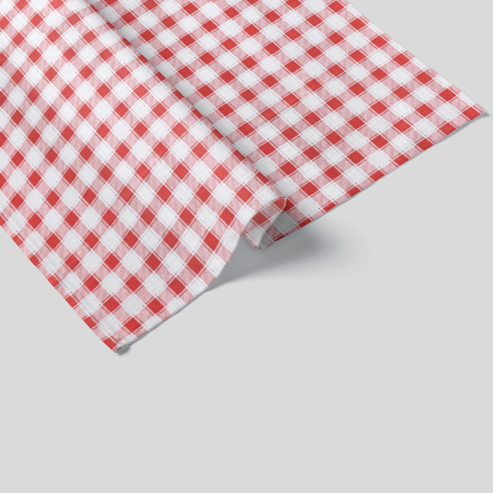 Virtuviniai rankšluosčiai „Picnic Kitchen Towel“. Šluostės, 40x60 cm. Klasikinis raudonų ir baltų langučių virtuvinis rankšluostis, suteikiantis virtuvei žaismingą akcentą.