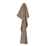 Virtuviniai rankšluosčiai „Stonewood Kitchen Towel“. Virtuviniai rankšluosčiai. Šviesiai pilka virtuvinė šluostė su plonomis tamsiai rudomis juostomis