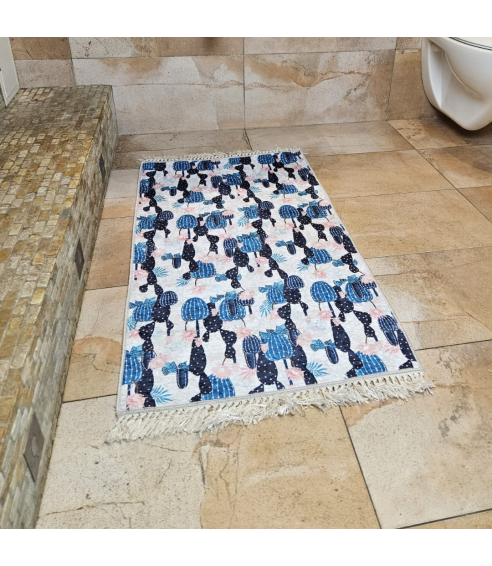 Vonios kilimėlis „Cactazure“. Vonios kilimėliai