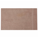 Vonios rankšluostis „Brown Economic Towel“. Rankšluosčiai, 60x35 cm, 100x45 cm. Minimalistinis rudos rudos rankšluosčio dizainas su tekstūra