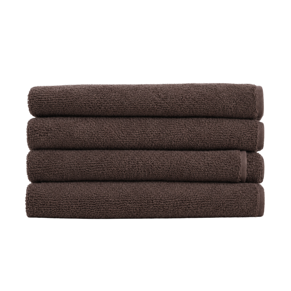 Vonios rankšluostis „Brown towel“, 70x140 cm. Tamsiai rudas vienspalvis rankšluostis su kilpine tekstūra Vonios rankšluostis „Brown towel“, 70x140 cm. Tamsiai rudas vienspalvis rankšluostis su kilpine tekstūra