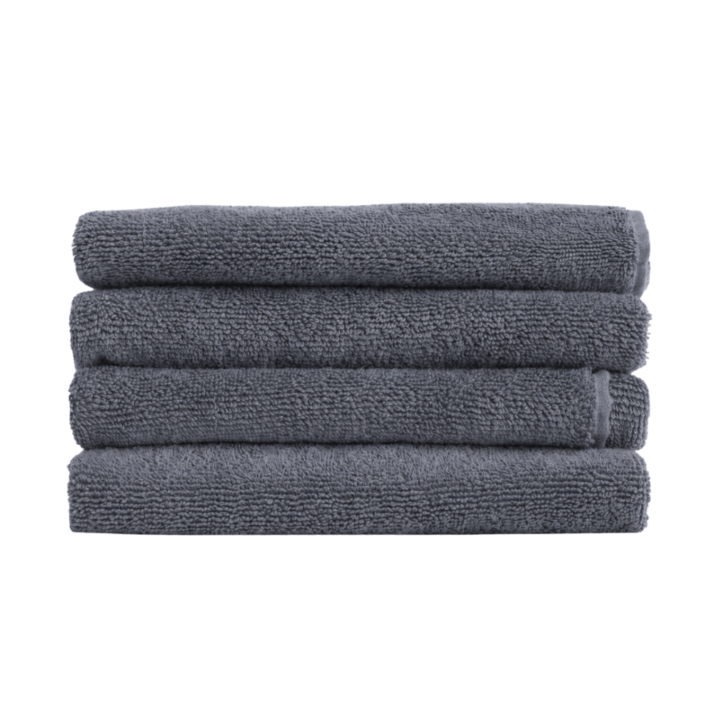 Vonios rankšluostis „Grey towel“, 50x100 cm, 70x140 cm. Tamsiai pilkas vienspalvis rankšluostis su kilpine tekstūra Vonios rankšluostis „Grey towel“, 50x100 cm, 70x140 cm. Tamsiai pilkas vienspalvis rankšluostis su kilpine tekstūra