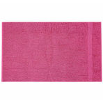 Vonios rankšluostis „Raspberry Economic Towel“. Rankšluosčiai, 60x35 cm, 100x45 cm. Dvipusis rožinis rankšluostis minimalistiniame vonios interjere