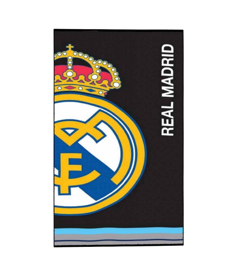 Vonios rankšluostis „Real Madrid black towel“. Rankšluosčiai