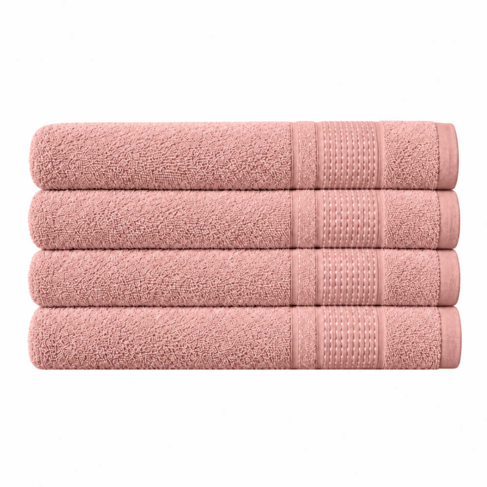Vonios rankšluostis „Royal Coral towel“, 70x140 cm. Švelniai rausvas vonios rankšluostis su subtiliu reljefiniu raštu. Vonios rankšluostis „Royal Coral towel“, 70x140 cm. Švelniai rausvas vonios rankšluostis su subtiliu reljefiniu raštu.