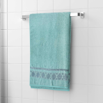 Vonios rankšluostis „Seaglass“. Rankšluosčiai, 70x140 cm. Minkštas mėtų spalvos rankšluostis, suteikiantis jūsų vonios kambariui raminantį atspalvį.