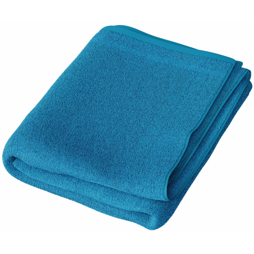 Vonios rankšluostis „Turquoise Economic Towel“. Rankšluosčiai, 60x35 cm, 100x45 cm. Turkio rankšluostis be raštų, minimalistinio stiliaus akcentas