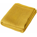 Vonios rankšluostis „Yellow Economic Towel“. Rankšluosčiai, 60x35 cm, 100x45 cm. Geltonas rankšluostis be raštų vientiso dizaino