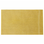 Vonios rankšluostis „Yellow Economic Towel“. Rankšluosčiai, 60x35 cm, 100x45 cm. Ryškiai geltonas rankšluostis minimalistiniame vonios interjere