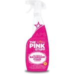 Vonios valiklis „Bathroom spray“. Efektyvus putų purškiklis vonios kambaryje: "pink stuff", kad švara būtų spindinti.